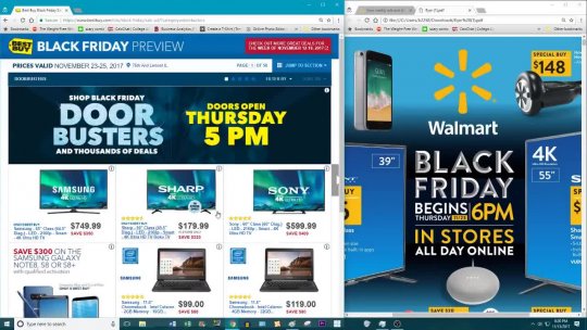 Best Buy vs Walmart Black Friday Deals 2017