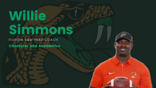 WILLIE SIMMONS: CHARACTER AND ACADEMICS