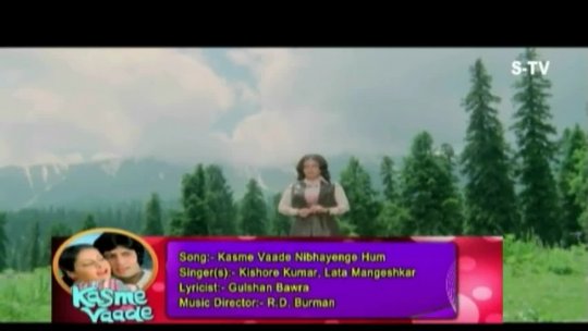 Kasme Vaade Nibhayenge Hum Kishore Kumar, Lata Mangeshkar Kasme Vaade Songs Amitabh Bachchan