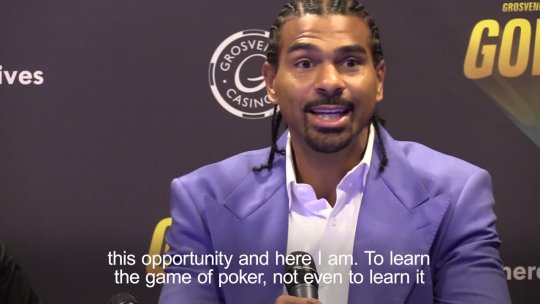 David Haye aims to win elite poker tournament despite not knowing the rules