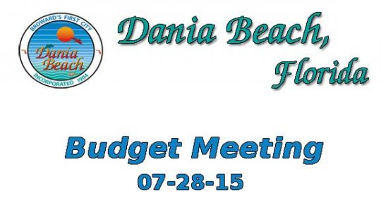07-28-2015 Budget Meeting