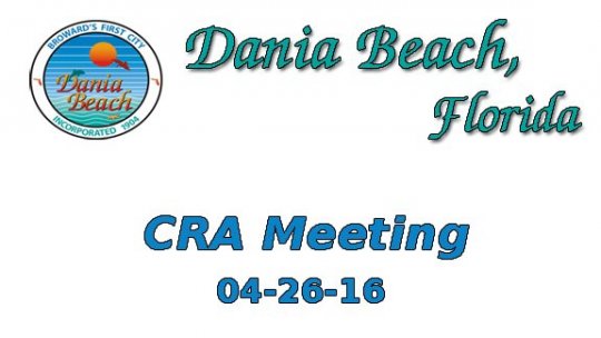 04 26 2016 CRA Board Meeting