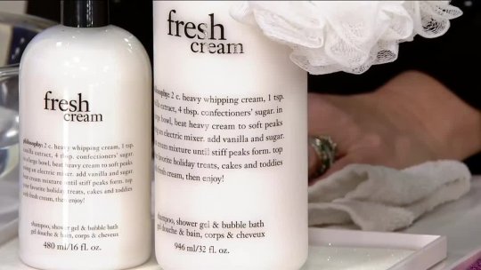 philosophy fresh, creamy & sweet shower gel duo on QVC
