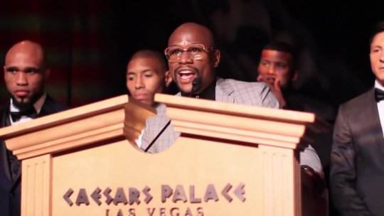 Floyd Mayweather Is The 2015 NVBHOF Fighter of The Year