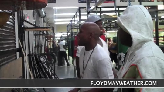 Floyd Mayweather & 50 Cent in the Gym